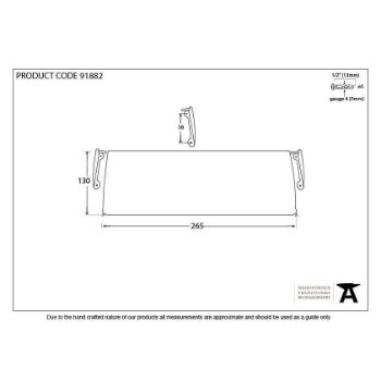 266 x 108mm Cast Letter Tidy - 91882