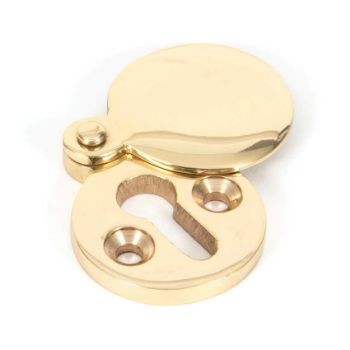 Polished Brass 30mm Round Escutcheon - 83831