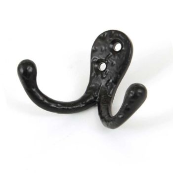Black Celtic Double Robe Hook - 83845 Black Celtic Double Robe Hook - 83845