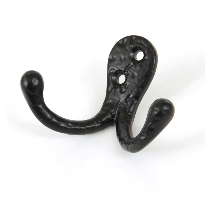 Black Celtic Double Robe Hook - 83845