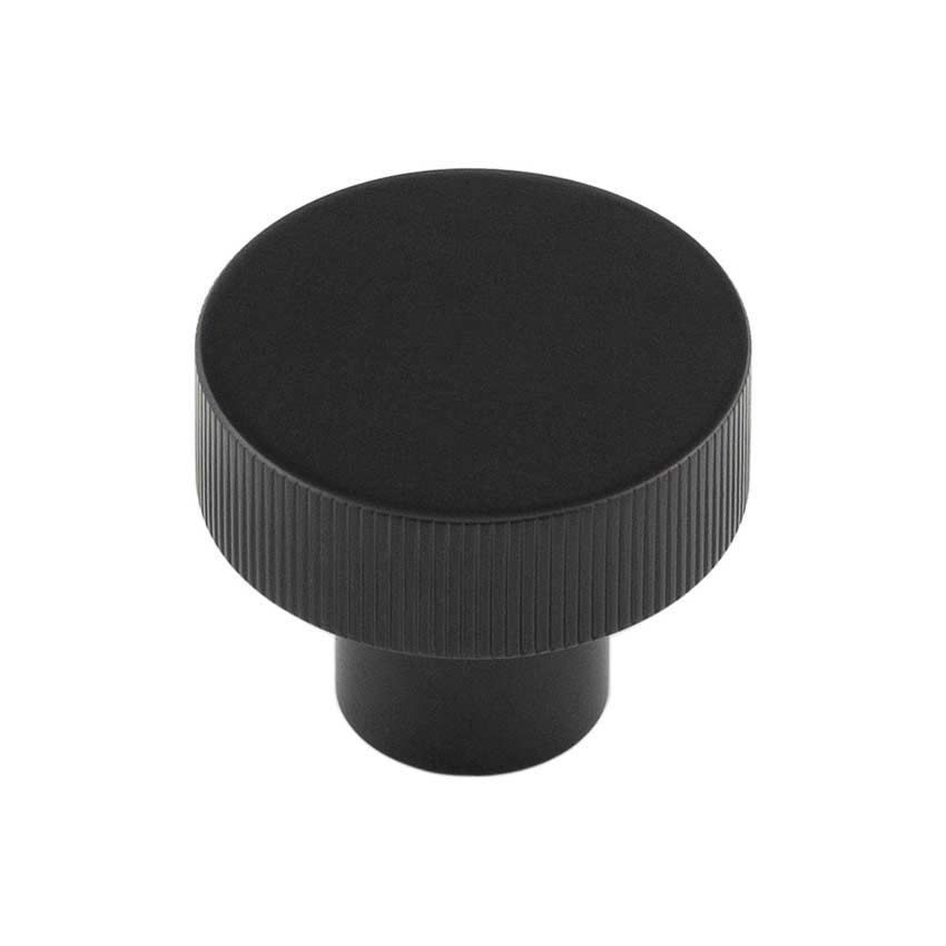 Thaxted Cupboard Cabinet Knobs in Matt Black - HOX230MB