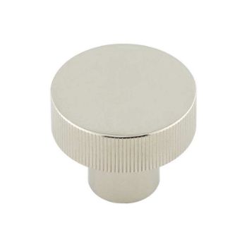 Thaxted Cupboard Cabinet Knobs in Polished Nickel - HOX230PN