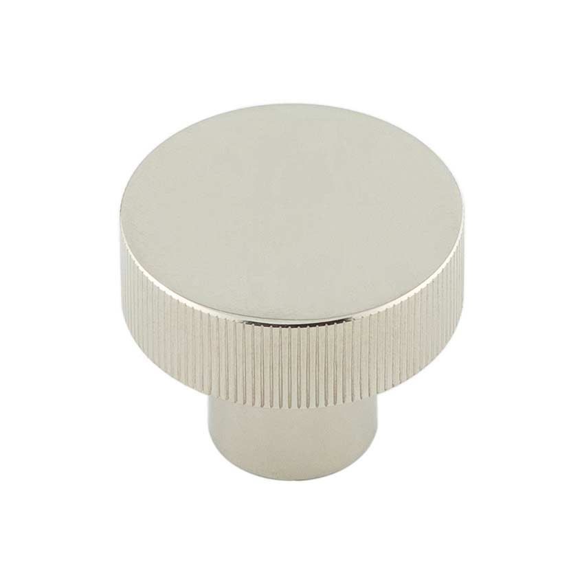 Thaxted Cupboard Cabinet Knobs in Polished Nickel - HOX230PN