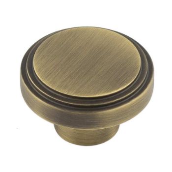 Cropley Cupboard Cabinet Knobs in Antique Brass - HOX1030AB