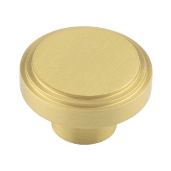 Cropley Cupboard Cabinet Knobs in Satin Brass - HOX1030SB