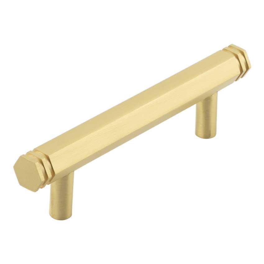 Nile Satin Brass Cabinet Handles - HOX350SB