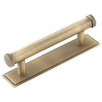 Rushton Backplate for Cabinet Handles in Antique Brass 