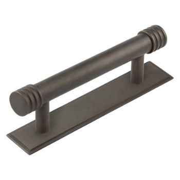 Rushton Backplate for Cabinet Handles in Dark Bronze 