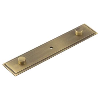 Rushton Backplate for Cupboard Knobs in Antique Brass Rushton Backplate for Cupboard Knobs in Antique Brass