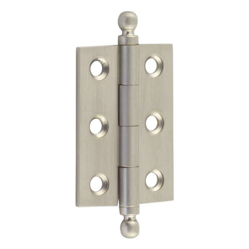 Finial Cabinet Hinges in Satin Nickel - HOX800SN