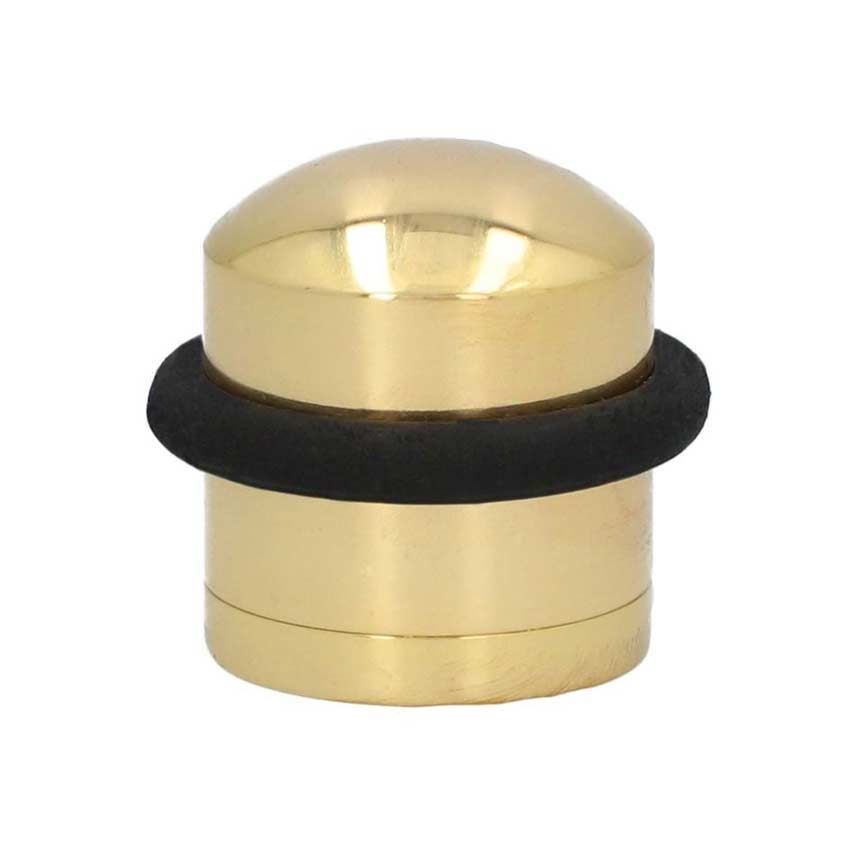 Alexander and Wilks - Dome Top Floor Mounted Door Stop - AW638PBL