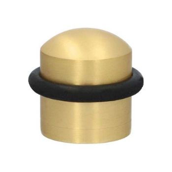 Alexander and Wilks - Dome Top Floor Mounted Door Stop - AW638SB  Alexander and Wilks - Dome Top Floor Mounted Door Stop - AW638SB