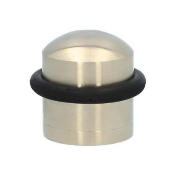 Alexander and Wilks - Dome Top Floor Mounted Door Stop - AW638SN Alexander and Wilks - Dome Top Floor Mounted Door Stop - AW638SN