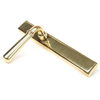 Aged Brass Newbury Slimline Lever Latch Set - 45429 