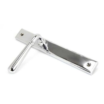 Polished Chrome Newbury Slimline Lever Latch Set - 45431 