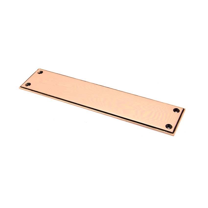 Polished Bronze Art Deco Fingerplate - 45393