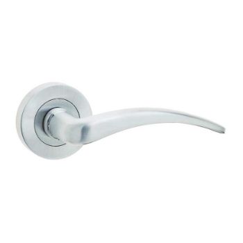 Jedo Gull Door Handle- Satin Chrome- JV420SC