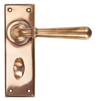 Polished Bronze Newbury W.C Bathroom Handles - Polished Bronze - 91921  Polished Bronze Newbury W.C Bathroom Handles - Polished Bronze - 91921