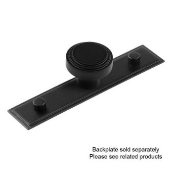 Cropley Cupboard Cabinet Knobs in Matt Black - HOX1030MB 