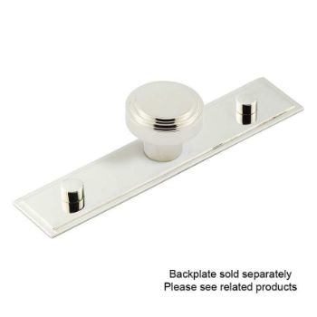 Cropley Cupboard Cabinet Knobs in Polished Nickel - HOX1030PN