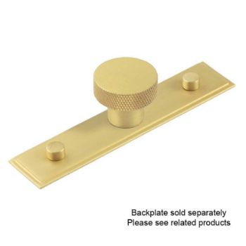 Wenlock Cupboard Cabinet Knobs in Satin Brass - HOX130SB 