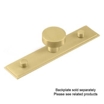 Thaxted Cupboard Cabinet Knobs in Satin Brass - HOX230SB