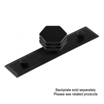 Nile Cupboard Cabinet Knobs in Matt Black - HOX330MB