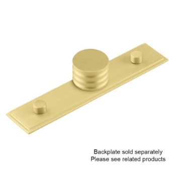 Sturt Cupboard Cabinet Knobs in Satin Brass - HOX430SB 