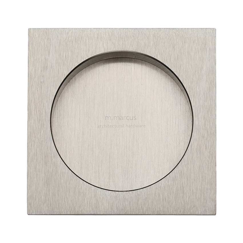 Square Flush Pull in Satin Nickel - SQ2327-SN