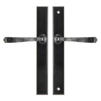 Avon Slimline Espag Sprung Lever Latch Set in Black - 92133 