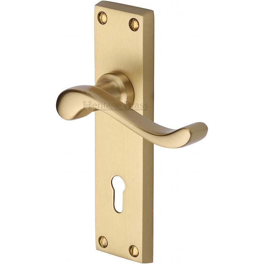 Picture of Bedford Lock Handle - V810SB - EXT