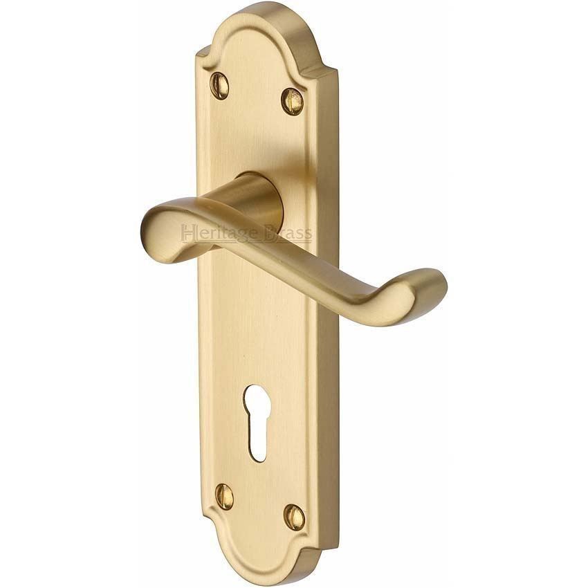 Picture of Meridian Lock Handle - V300SB - EXT