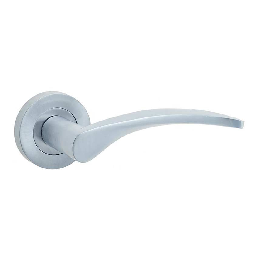 Jedo Monaco Door Handle- Satin Chrome- JV690SC 