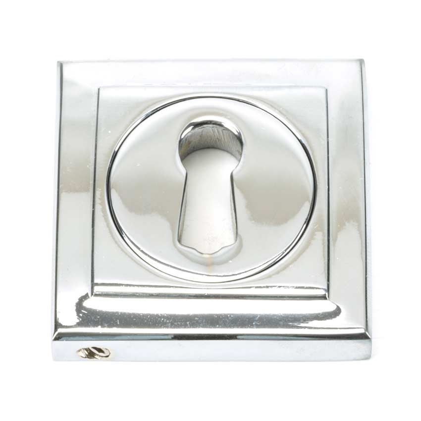 Polished Chrome Square Escutcheon - 45690