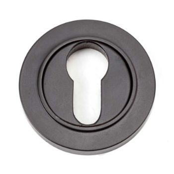 Aged Bronze Round Plain Euro Escutcheon - 46121 Aged Bronze Round Plain Euro Escutcheon - 46121