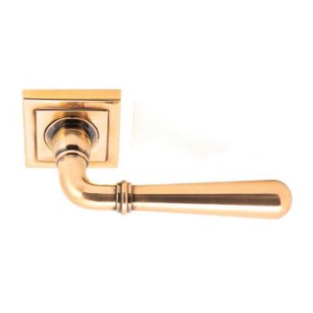 Polished Bronze Newbury Lever on a Square Rose - 46068 