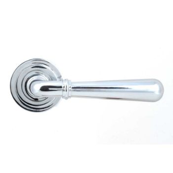 Polished Chrome Newbury Lever on an Art Deco Rose - 46054 