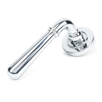 Polished Chrome Newbury Lever on a Plain Rose - 46053 