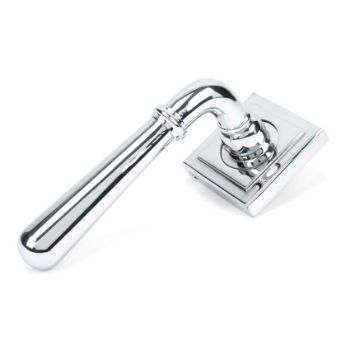 Polished Chrome Newbury Lever on a Square Rose - 46056 