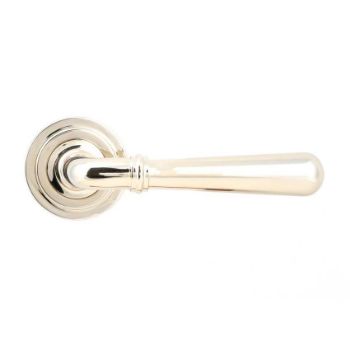 Polished Nickel Newbury Lever on an Art Deco Rose - 46058 