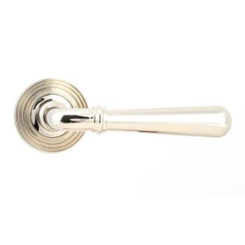 Polished Nickel Newbury Lever on a Beehive Rose - 46059
