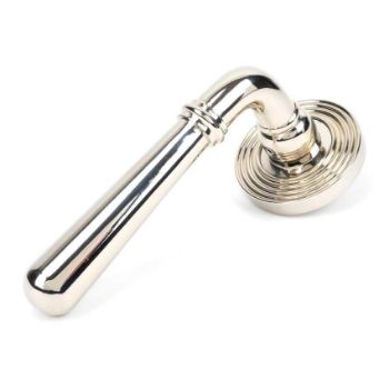 Polished Nickel Newbury Lever on a Beehive Rose - 46059