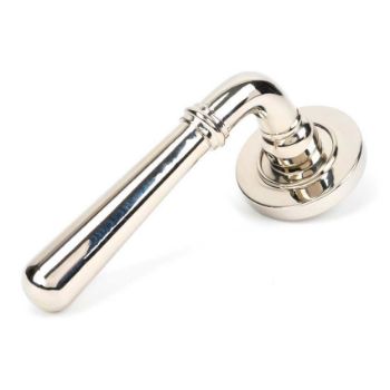 Polished Nickel Newbury Lever on a Plain Rose - 46057