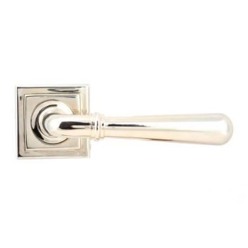 Polished Nickel Newbury Lever on a Square Rose - 46060