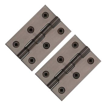3" (76mm) Matt Bronze DP Washered Door Hinges - PR88-400-MB 3" (76mm) Matt Bronze DP Washered Door Hinges - PR88-400-MB