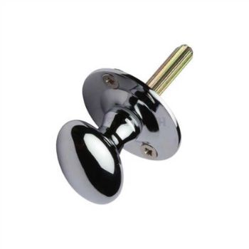 Heritage Brass Thumbturn w/o Bolt for Bathroom or Bedroom Doors Polished Chrome- BT5-PC  Heritage Brass Thumbturn w/o Bolt for Bathroom or Bedroom Doors Polished Chrome- BT5-PC