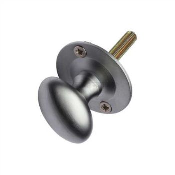 Heritage Brass Thumbturn w/o Bolt for Bathroom or Bedroom Doors Satin Chrome- BT5-SC  Heritage Brass Thumbturn w/o Bolt for Bathroom or Bedroom Doors Satin Chrome- BT5-SC