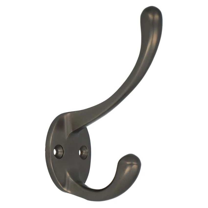 Alexander and Wilks Victorian Hat and Coat Hook in Dark Bronze - AW770DBZ 