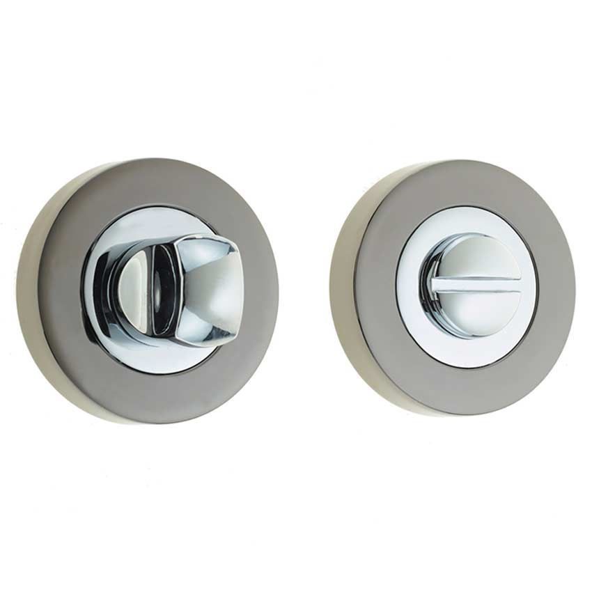 Jedo Turn & Release- Polished Chrome/Black Nickel- JV2666PCBN 