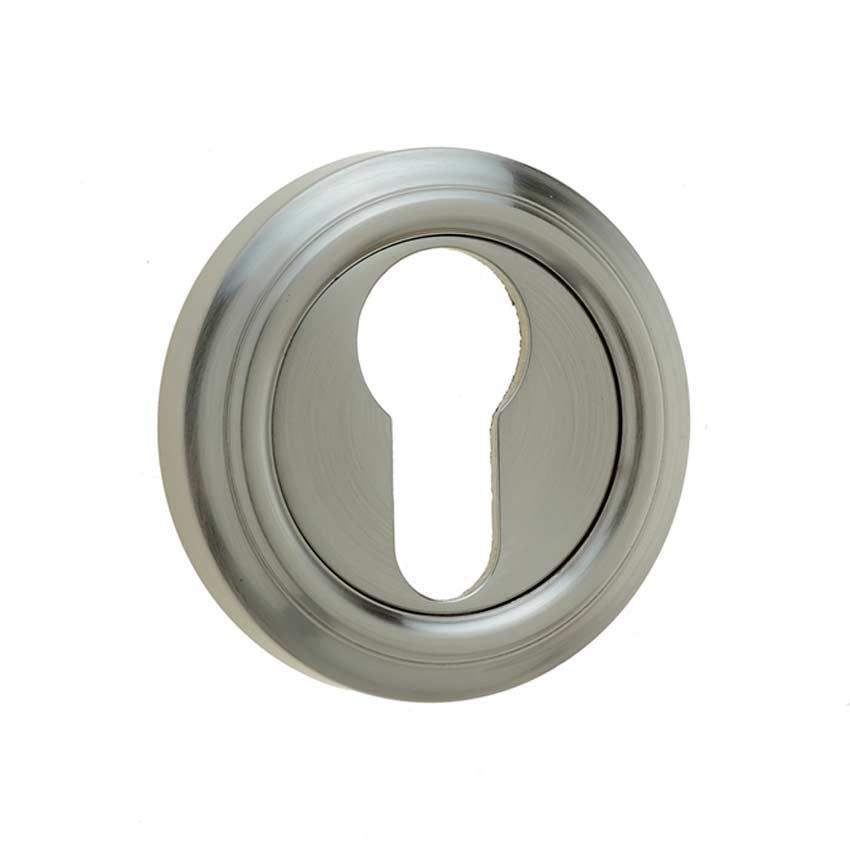 Parisian euro profile escutcheon - Satin Nickel - JV604ESN 